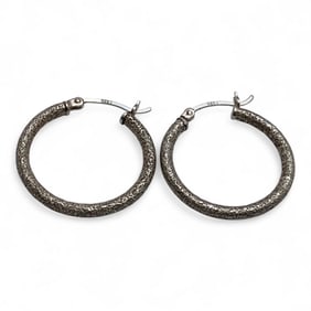 Sterling Silver Hoop Earrings