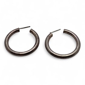 Silver Hoop Earrings