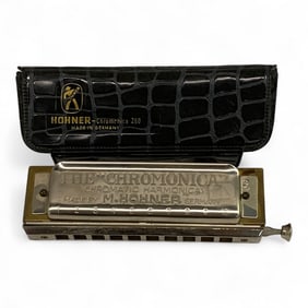 Hohner The Chromonica Harmonica In Case