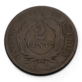 1865 Shield 2 Cent Piece
