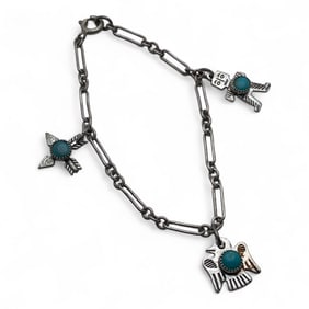 Sterling Silver Charm Bracelet