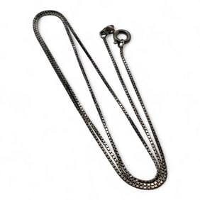 Sterling Silver Box Chain Necklace