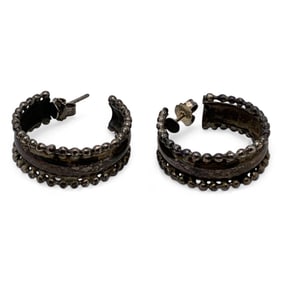 Pair Of Sterling Silver Earrings