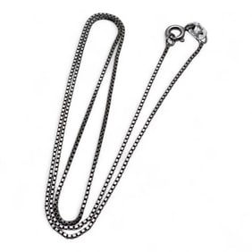 Sterling Silver Box Chain Necklace