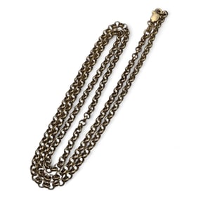 Sterling Silver Gold Tone Necklace