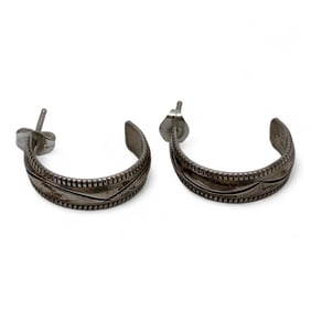 Pair Of Sterling Silver Earrings