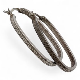 Pair Of Sterling Silver Earrings