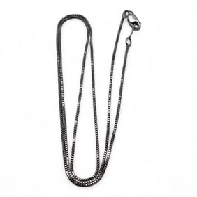 Sterling Silver Box Chain Necklace