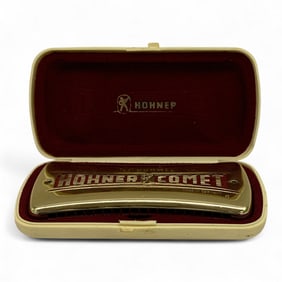 Hohner Comet Harmonica In Case