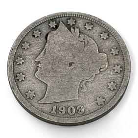 1908 Liberty Head V Nickel