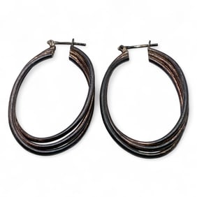 Pair Of Sterling Silver Earrings