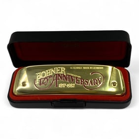 Hohner 125th Anniversary Harmonica In Case