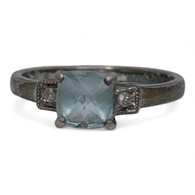 Sterling Silver Ring With Stones