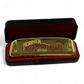 Hohner 125th Anniversary Harmonica In Case