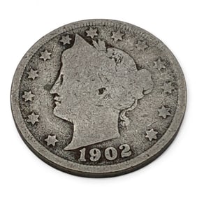 1902 Liberty Head V Nickel
