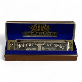 M. Hohner Orchester Harmonica In Case