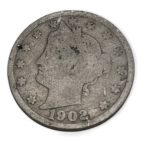 1902 Liberty Head V Nickel