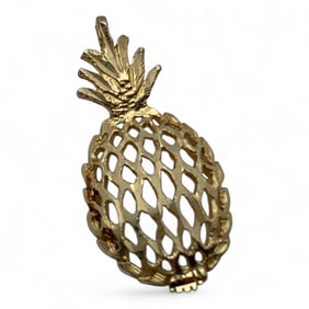 14k Yellow Gold Pineapple Pendant