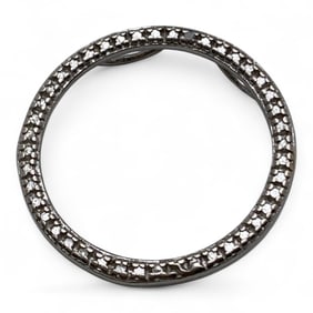 Sterling Silver & Diamond Pendant