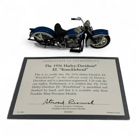 1936 Harley Davidson Knucklehead Motorcycle