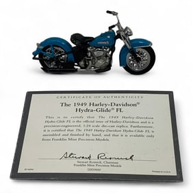 1949 Harley Davidson Hydra Glide Motorcycle