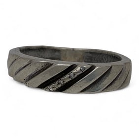 Silver Ring With Stones