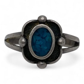 Sterling Silver Ring With Turquoise