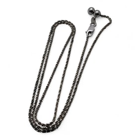 Sterling Silver Adjustable Necklace