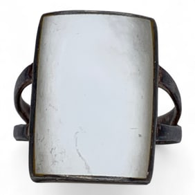 Sterling Silver And Mother Of Pearl Ring