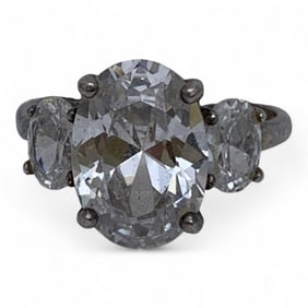 Sterling Silver & Cubic Zirconia Ring