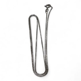 Sterling Silver Box Chain Necklace