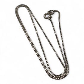 Sterling Silver Box Chain Necklace