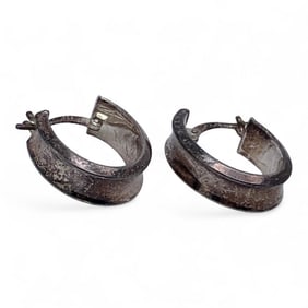 Pair Of Sterling Silver Earrings