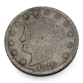 1910 Liberty Head V Nickel