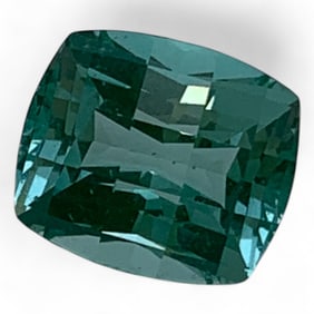 Faceted Green Spinel Gemstone