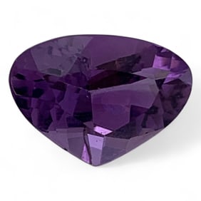 Faceted Purple Amethyst Gemstone