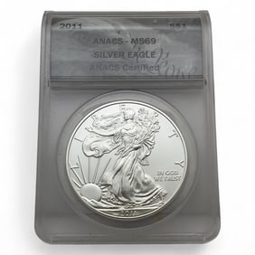 2011 American Silver Eagle One Dollar, Certified