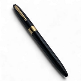 Sheaffer's Black Fountain Pen With 14k Gold Tip
