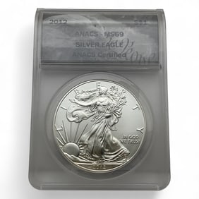2012 American Silver Eagle One Dollar, Certified