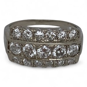 14k Yellow Gold And Diamond Ring