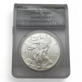 2013 American Silver Eagle One Dollar, Certified