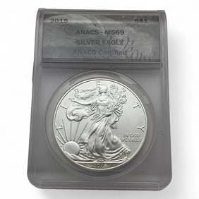 2015 American Silver Eagle One Dollar, Certified