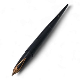 Sheaffer's Black Fountain Pen With 14k Gold Tip