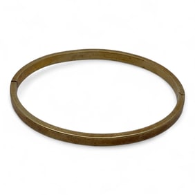 14k Gold Hinged Bangle Bracelet