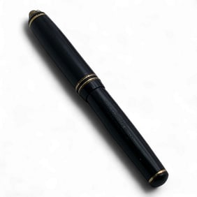 Carters Black Fountain Pen With 14k Gold Tip