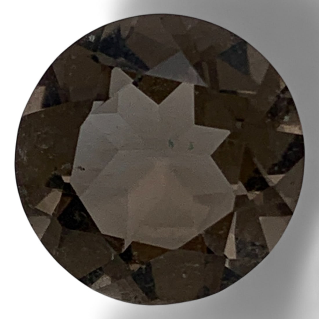 Faceted Quartz Gemstone: 10mm Diameter - 1.1 Grams Gemstones Tested With Presidium Gem Tester Il - Berners Does Not Guarantee Authenticity Of Gemstones