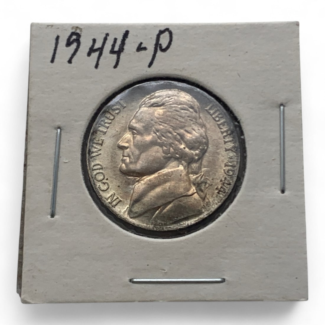 1944 P Silver Jefferson War Nickel, B U (1 of 3)