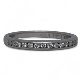 Tiffany & Co. Platinum And Diamond Ring / Band
