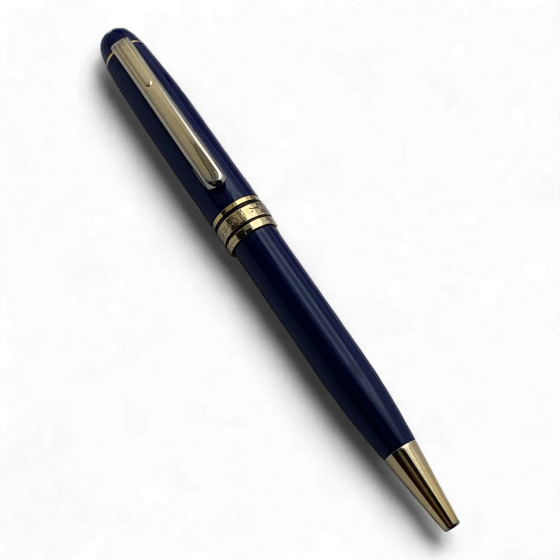 Montblank Blue Ballpoint Twist Pen: Marked: Montblanc - 5 3/8" Long