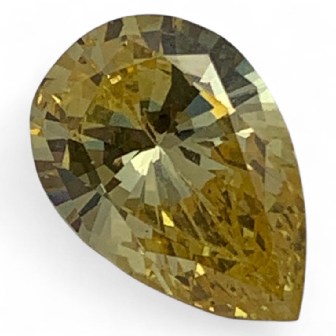 Faceted Yellow Tourmaline Gemstone (1 of 3)